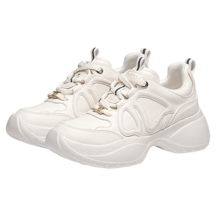 【蝴蝶仙子】蹀愫增高6.5厘米小白鞋运动鞋休闲老爹鞋TA54151-55