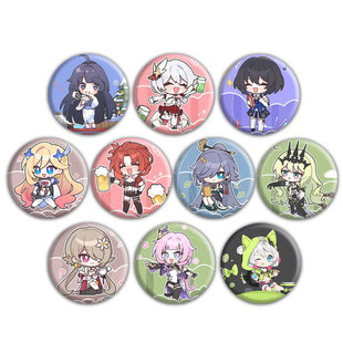 崩坏3周边同人徽章布洛妮娅希儿二次元动漫吧唧谷子游戏周边定制