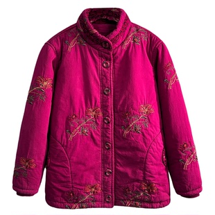 中老年人棉衣女冬装2025新款老太太纯棉棉服外套妈妈奶奶全棉棉袄