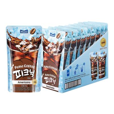 Maeil每日Picnic即饮榛子味0糖0脂低卡美式黑咖啡饮料230ml*10袋
