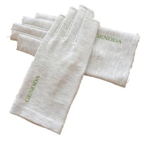 歌诺达女士春季半指手套彩棉吸汗透气露指触屏开车遮阳骑行手套