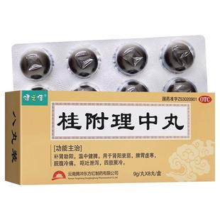 健之佳 桂附理中丸 9g*8丸/盒补肾助阳温中健脾脾胃虚寒呕吐泄泻