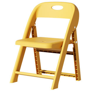 折叠靠背椅小板凳家用矮凳子儿童防滑凳加厚客厅换鞋凳幼儿园椅子