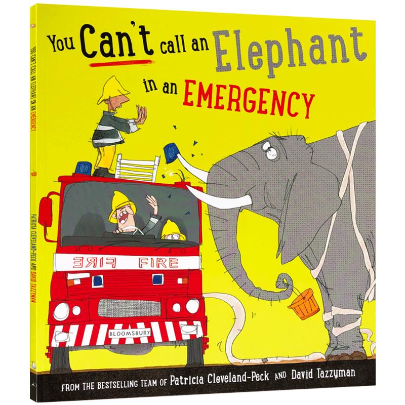 英文原版儿童绘本 You Can't Call an Elephant in an Emergency你不能在紧急情况下给大象打电话平装书3-6岁低幼儿趣味图画书
