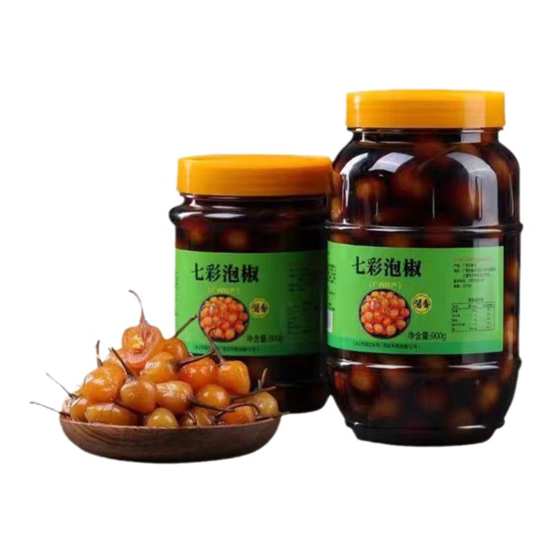 森老板广西特产七彩泡椒五彩泡椒