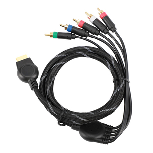 跃创兴 ps2色差分量av线ps2色差线三色线ps3分量线游戏机视频连接传输线