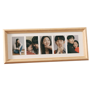 相框摆台创意宫格组合洗照片做成情侣三连相册diy定制婚纱照挂墙