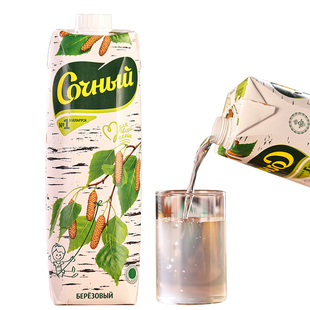 白俄罗斯进口白俄桦树汁寒潮牌瓶装桦树提取汁液夏日饮料食品