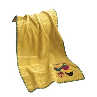 草莓珊瑚绒毛巾加大加厚成人洗脸比纯棉吸水速干不掉毛家用洗澡面