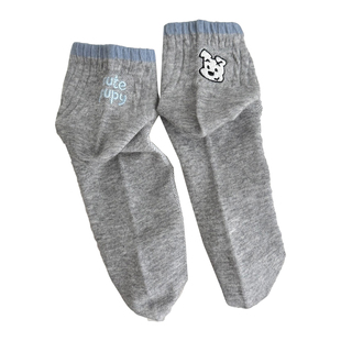 袜子女短袜春夏季薄款纯棉网眼透气韩版ins风刺绣字母AB款短筒袜