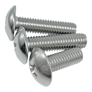 304/316/碳钢蓝白锌JISB1111T十字大扁头螺钉蘑菇头圆头伞头螺丝