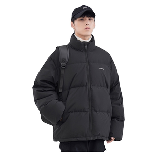 HomePanda立领羽绒服男冬季青少年美式高端加厚保暖面包服外套潮