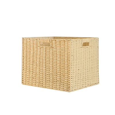 仿藤编收纳筐大容量储物箱