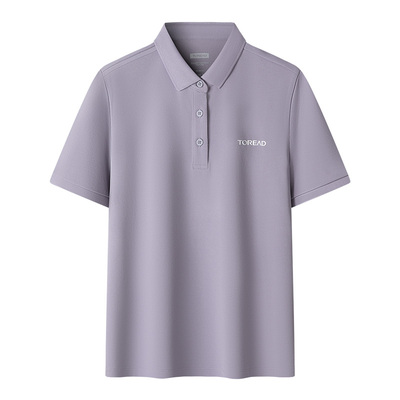 探路者短袖女25夏季新款速干透气吸汗T恤户外运动休闲POLO衫上衣