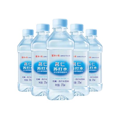 苏打水名仁优加375ml24