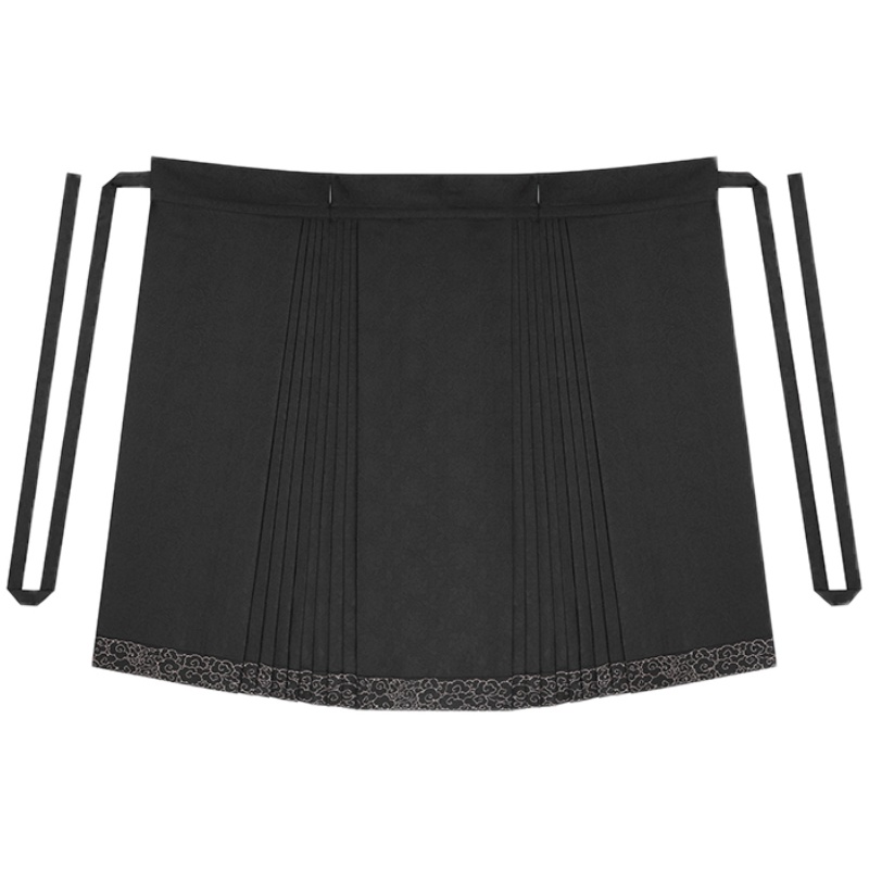 落金乌织造司原创明制汉服立领衬衫背心马甲背带连衣裙八分马面裙