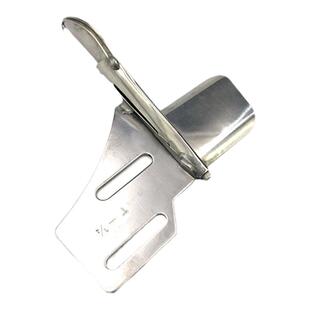 大宇127门襟小烫侧袖筒四折双包边筒 平车直条直丝拉筒直纹包边器