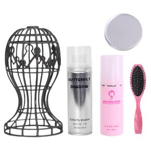 cos假发护理套装假毛修剪毛娘工具打理假发支架头模发胶发蜡发网