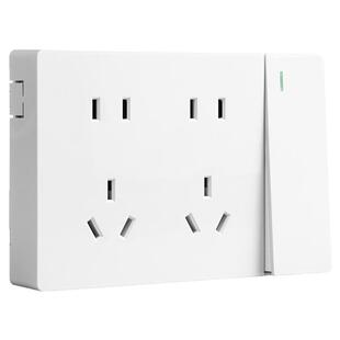 86型明装一开十二孔插座电源带开关独立断电家用厨房多孔明线明盒