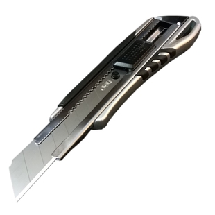 得力2057美工刀锌合金重型18MM刀片裁纸金属刀架裁纸壁纸介刀包邮