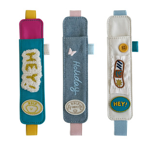 若素良品书本松紧绑带式笔插笔袋夹iPad手写笔防丢摔保护套收纳包