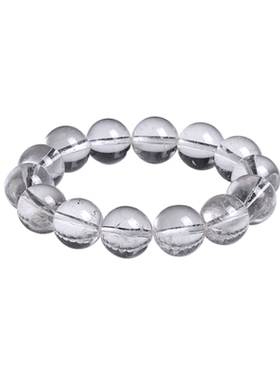 男女天然白水晶手链白色水晶手串