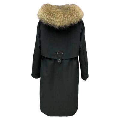 大码派克服女长款可拆卸内胆