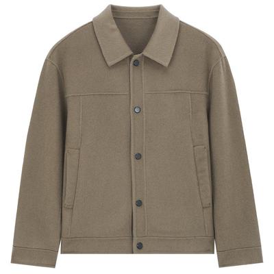 MindBridge翻领毛呢大衣