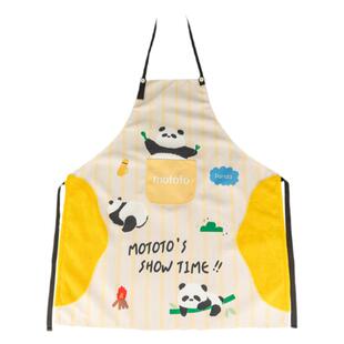 摩登主妇熊猫高级感年轻款做饭围裙厨房家用2026新款防水防油罩衣