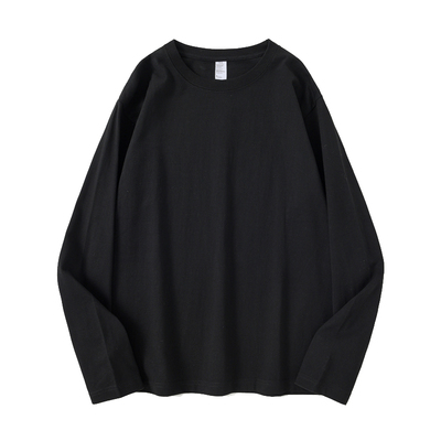 两件270g重磅长袖T恤男女打底衫