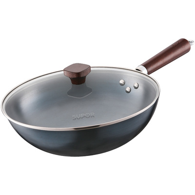 苏泊尔铁锅炒菜锅家用无涂层第一