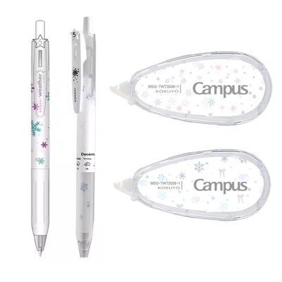 KOKUYO国誉修正带圣诞雪花冬日