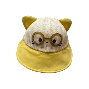 宝宝遮阳帽子夏季薄款防晒透气网眼大帽檐鸭舌帽男女儿童棒球帽春