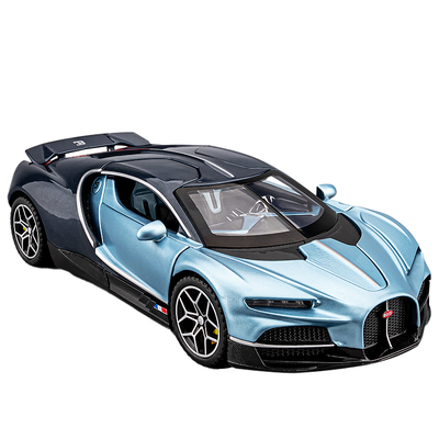 布加迪新款跑车模型合金玩具车