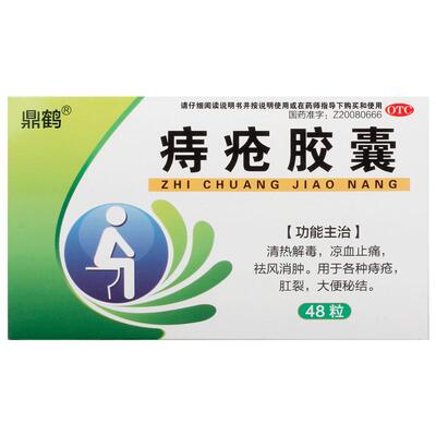 【鼎鹤】痔疮胶囊0.35g*48粒/盒肛裂清热解毒大便秘结便秘