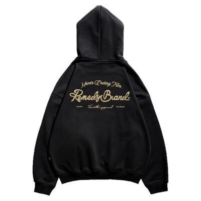 Remedy国潮刺绣连帽卫衣