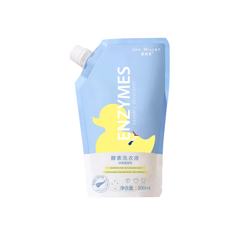 洁米乐进口酵素可手洗机洗洗衣液留香科技护色低泡易漂洗1Kg*2瓶