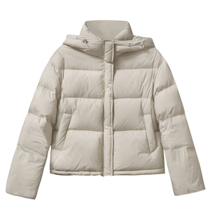 【小岛假日】小娜椒小个子百搭休闲冬季立领连帽加厚羽绒服外套女