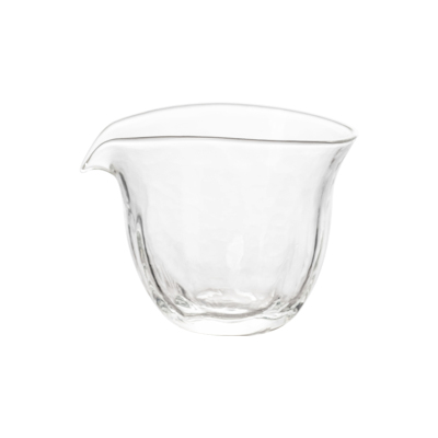 高档手工锤纹玻璃分享壶加厚耐热