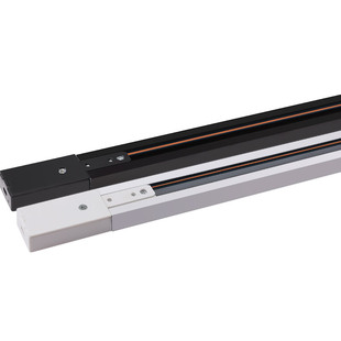 轨道灯滑轨加厚导轨条二线路轨明装轨道灯配件接头1.5/2米轨道条