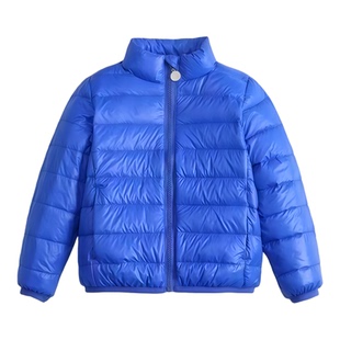 小黄鸭儿童轻薄羽绒服立领保暖内胆男女童冬季外套排骨羽绒服