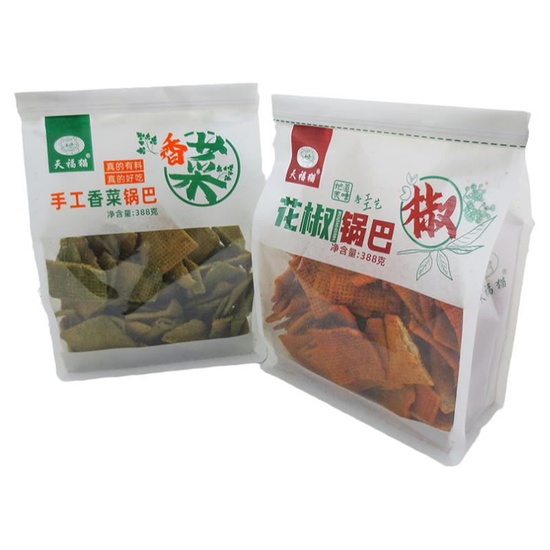 天福猫手工花椒锅巴388g陕西特产米豆杂粮锅巴麻辣休闲零食小吃