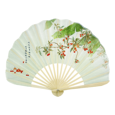 新款古风便携折叠贝壳扇