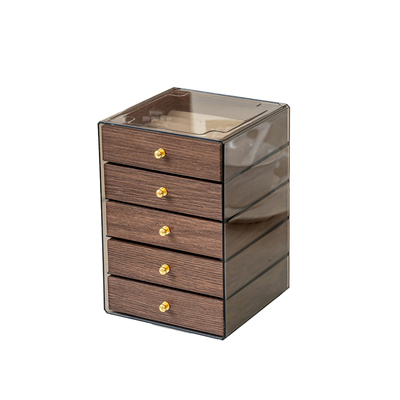 小型胡桃木首饰盒可叠加不占空间