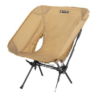 三峰出户外折叠靠椅轻量大力马便携休闲露营野餐钓鱼沙滩月亮椅子