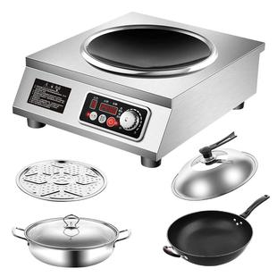 厨天下电磁炉家用款凹面炒菜3500W商用新款凹型电灶大功率电炒炉