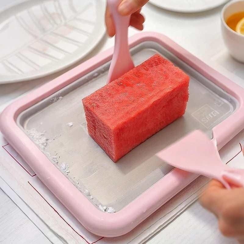 炒冰机自制水果免插电冰激凌炒酸奶机小型家用儿童迷你冰淇淋冰盘