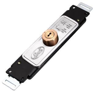 卷帘门锁卷闸门锁中间开通用型铜芯十字老式底开防盗防撬门锁配件