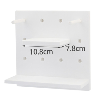 洞洞板置物架免打孔挂钩墙壁上办公桌面挂式收纳迷你大学宿舍神器
