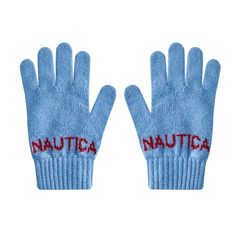 【多巴胺】NAUTICA童装 男童女童保暖手套秋冬季儿童五指自发热